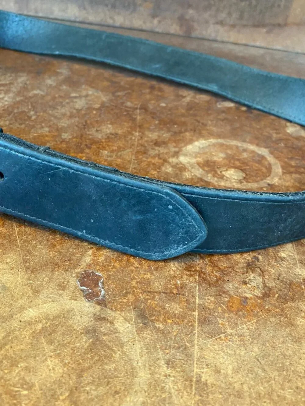 Carhartt Men’s Belt Size 40 Leather Distressed Black